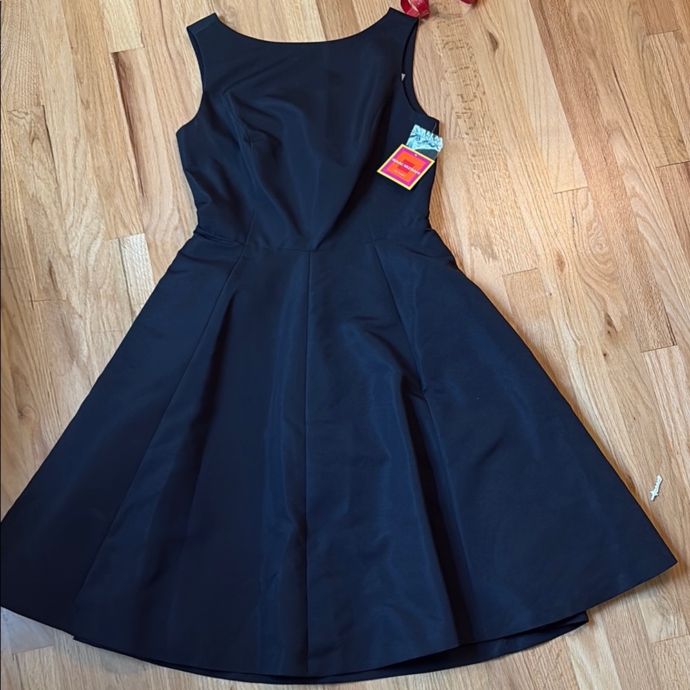 NWT Isaac Mizrahi Black Sleeveless Fit & Flair Dress